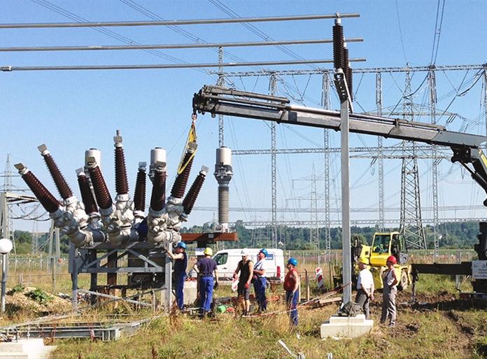 Montage von Schaltanlagen