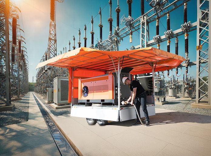 Lösch- und Isoliergasarbeiten, Überprüfung und Service