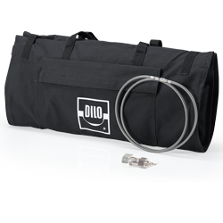 Dilo toolbag with cable attached
